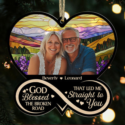 To My Loving | Personalized Suncatcher Ornament JSSUNOPH2373M