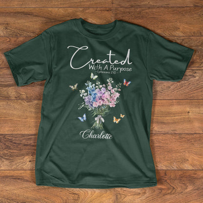 Created With A Purpose | Personalized Classic Unisex T-shirt