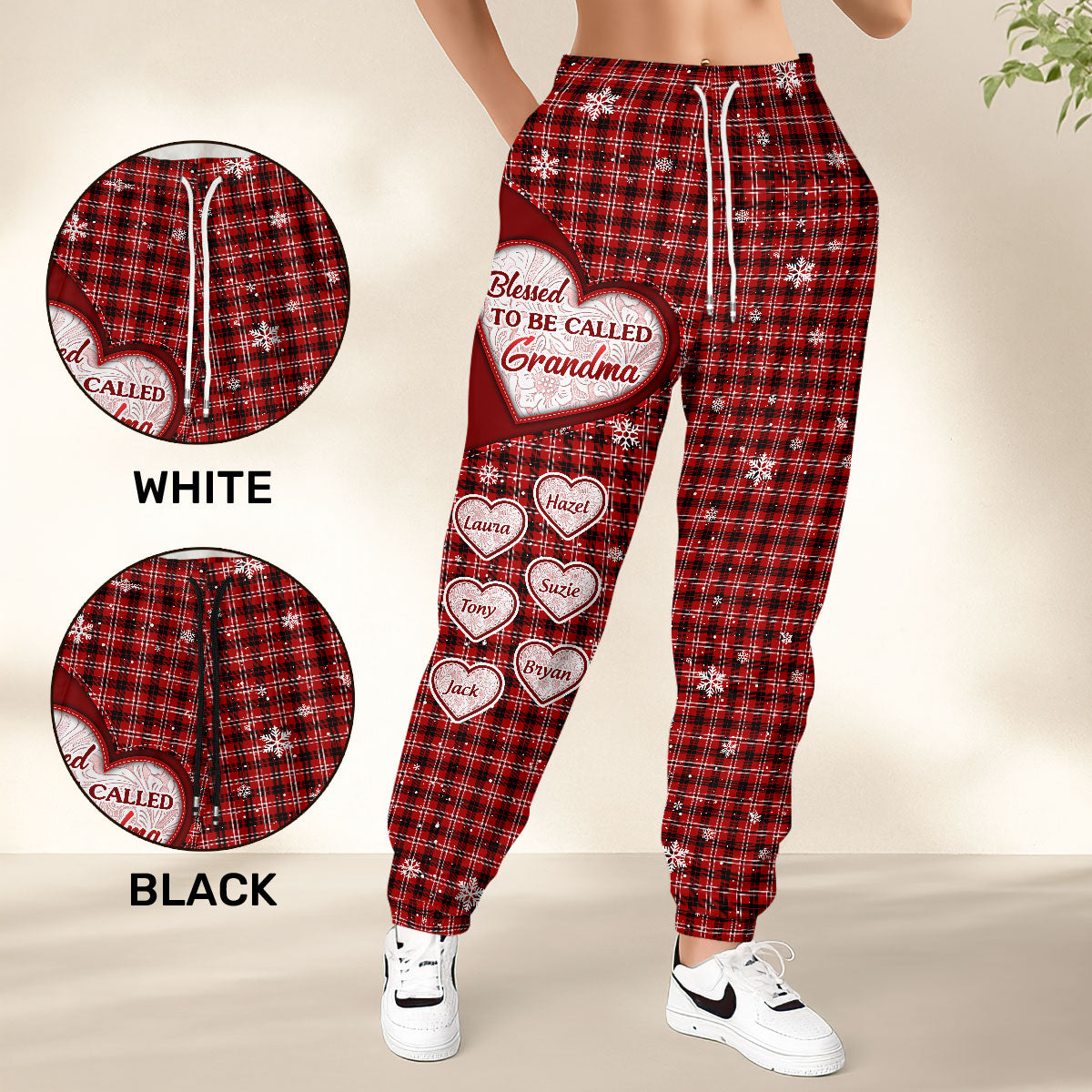 Blessed To Be Called Grandma | Personalized Sweatpants