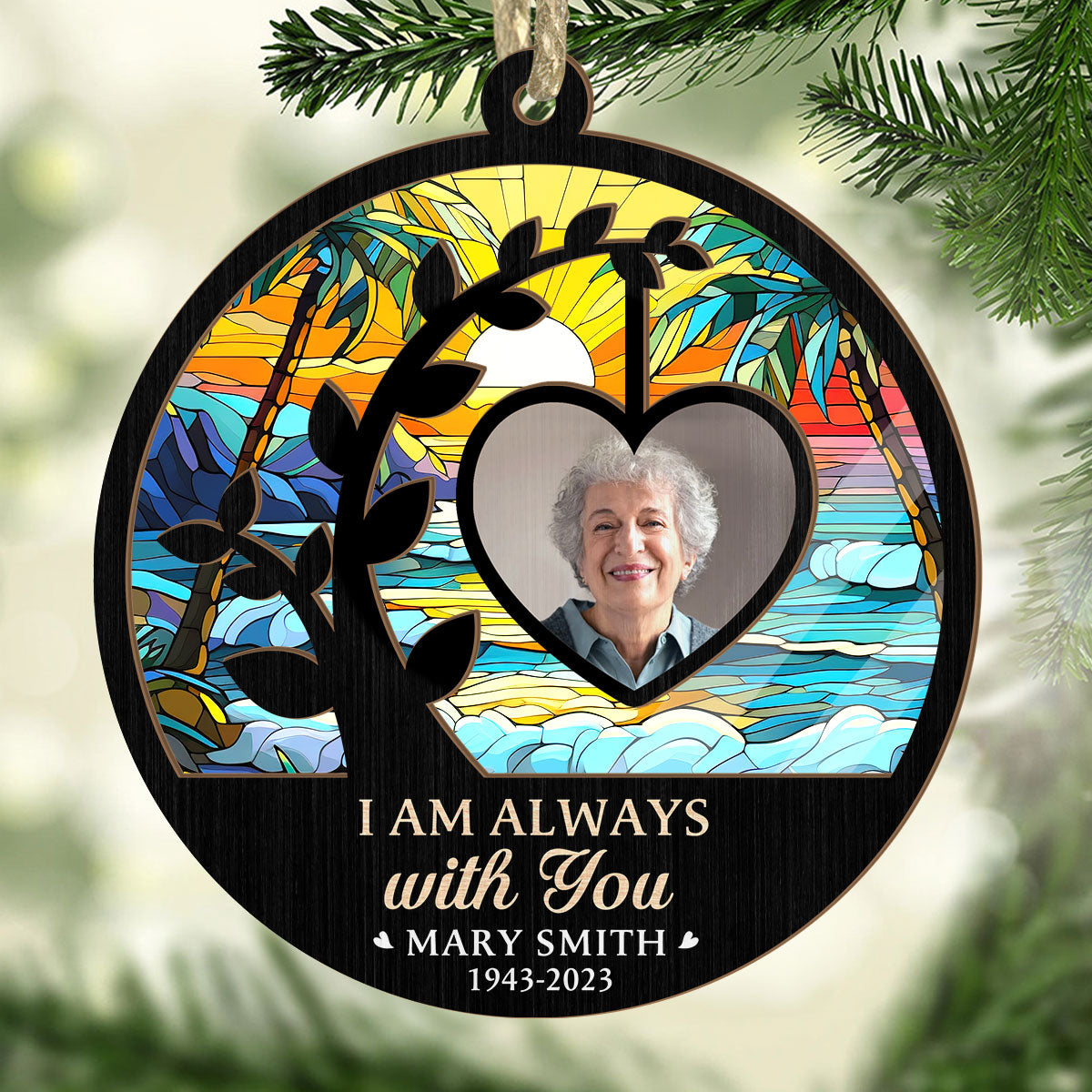 Always With You | Personalized Suncatcher Ornament JSSUNOHLPA2782TA