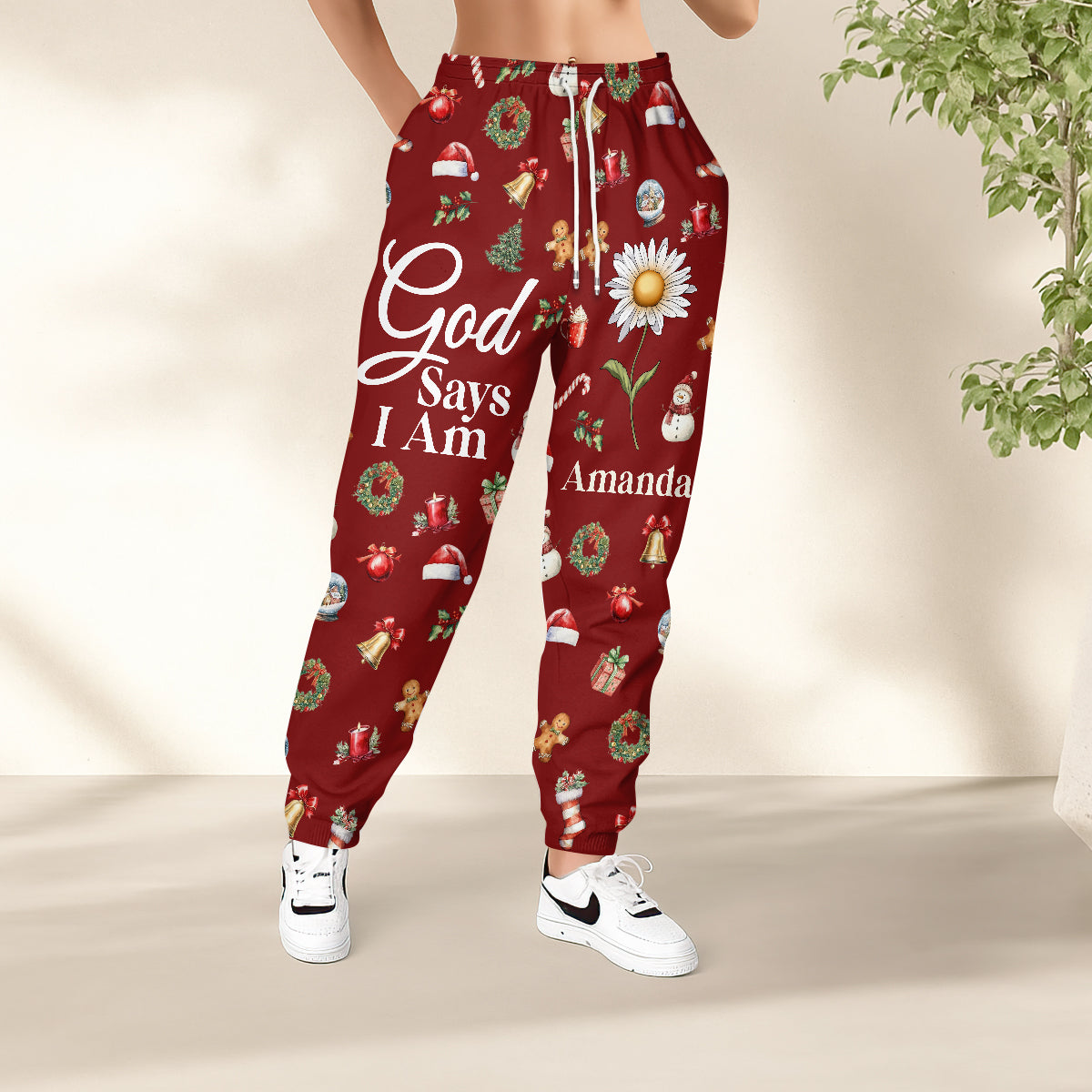 God Says I Am  | Personalized Sweatpants