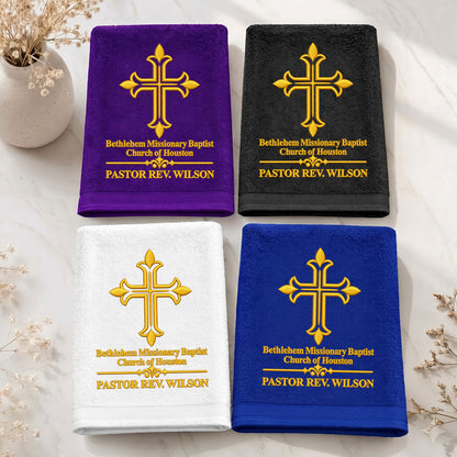 A Servant Called By God | Personalized Embroidered Fingertip Towel