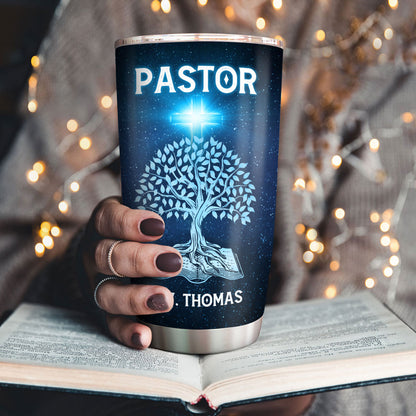 Pastor Man Of God | Personalized Stainless Steel Tumbler