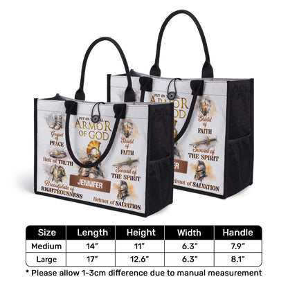 Armor Of God - Personalized New Canvas Tote Bag CTBM761