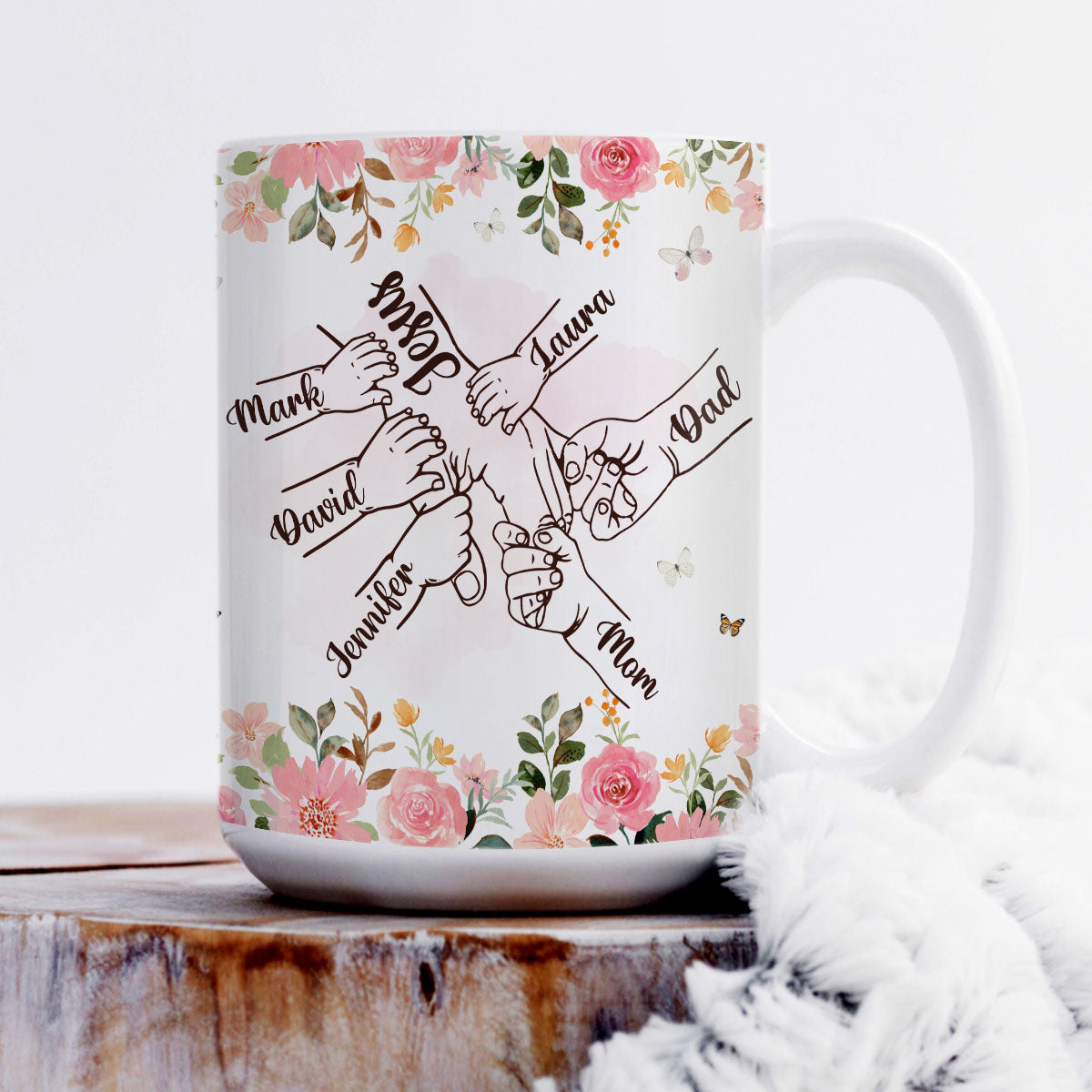 As For Me And My House We Will Serve The Lord | Personalized White Ceramic Mug