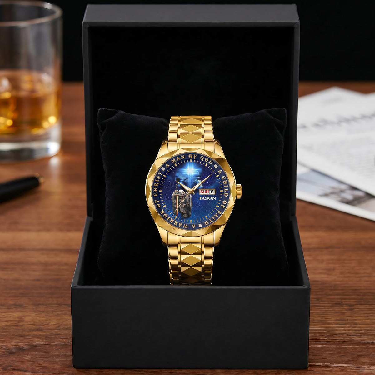 A Man Of God | Personalized Men's Wrist Watch