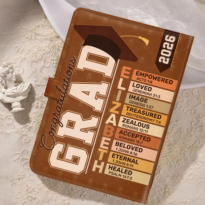 Congratulations Grad  | Personalized Leather Notebook & Pen Set