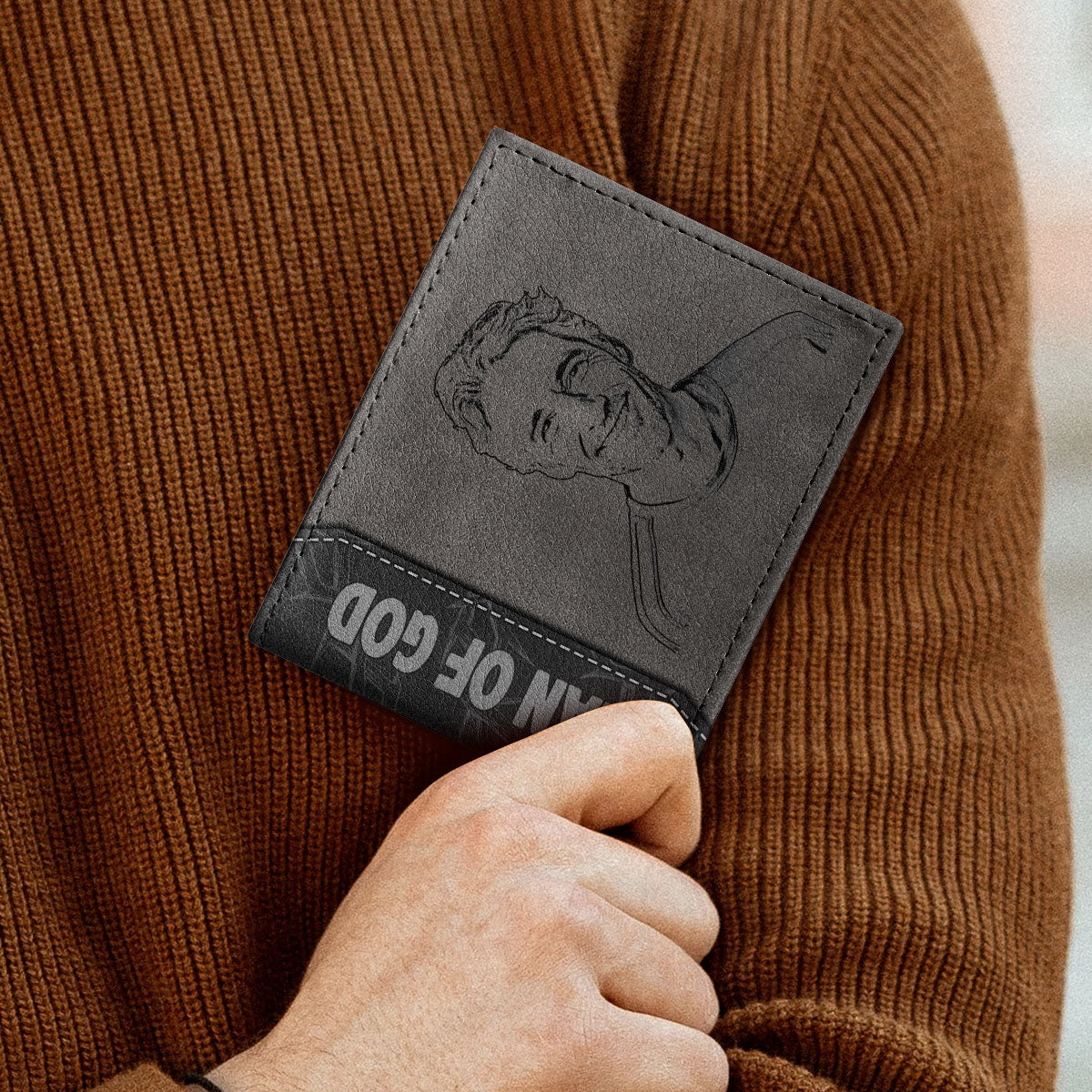 Man Of God | Personalized Folded Wallet For Men