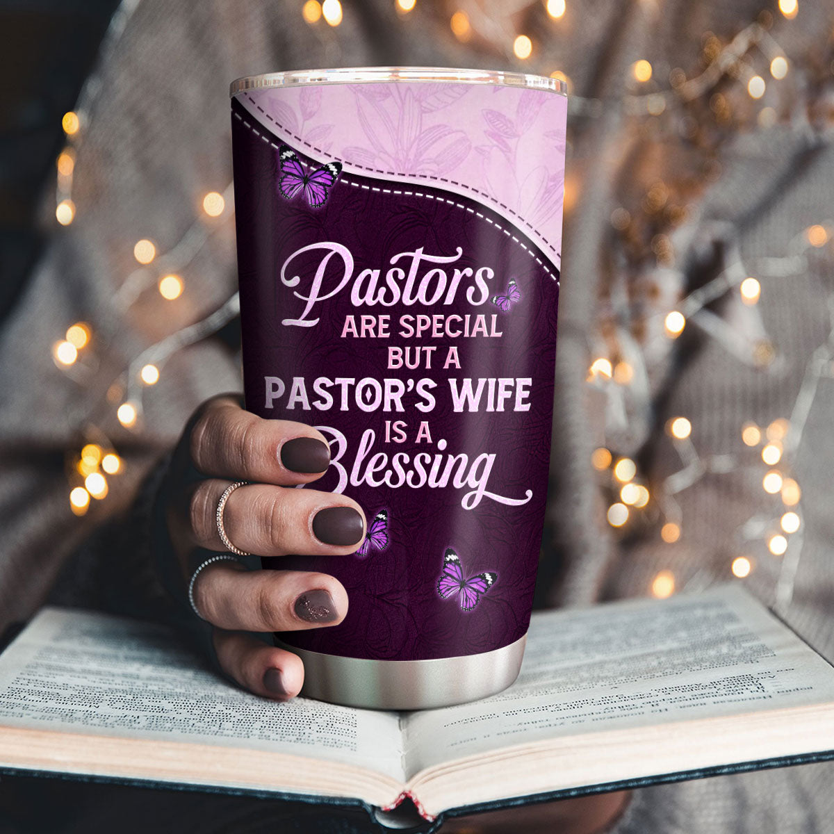 Pastor's Wife Is A Blessing | Personalized Stainless Steel Tumbler