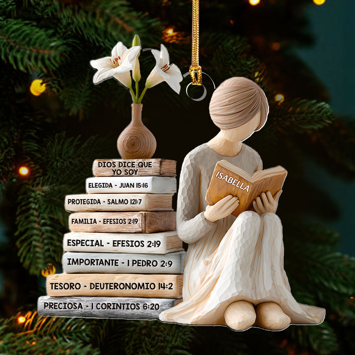 Dios Dice Que Yo Soy | Personalized 1-Layer Acrylic Ornament