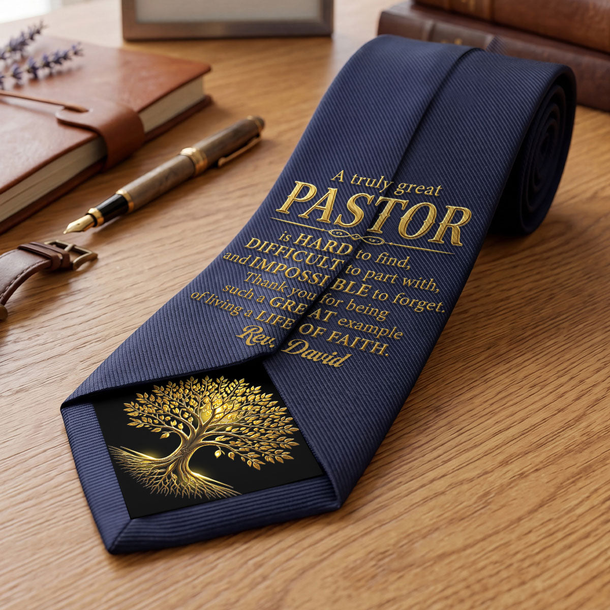 A Pastor As Faithful As You | Personalized Men Tie