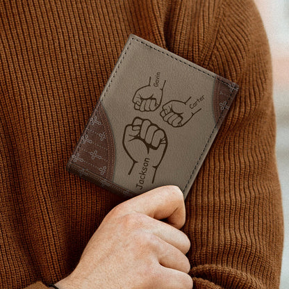 Dad Definition | Personalized Folded Wallet For Men