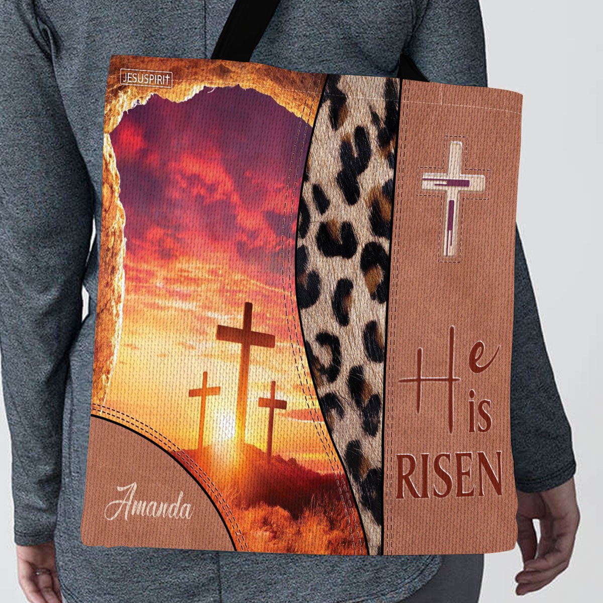 He Is Risen - Awesome Personalized Tote Bag NUM295