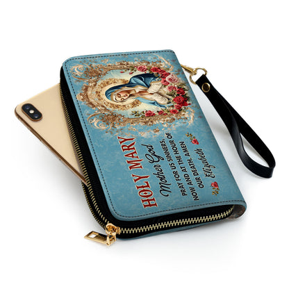 Holy Mary, Mother God | Personalized Clutch Purse