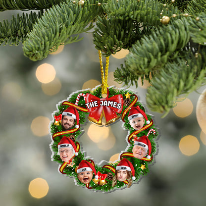 Christmas Wreath | Personalized 1-Side Acrylic Ornament JSACOPL2115TA