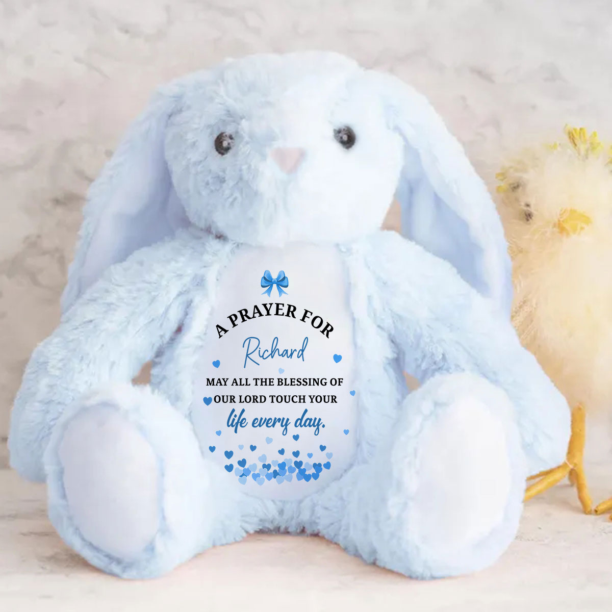 A Prayer For My Baby | Personalized Stuffed Bunny