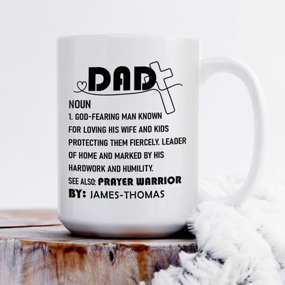Dad Definition | Personalized White Ceramic Mug