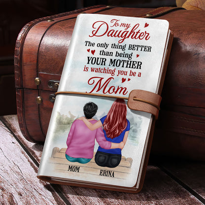 To My Daughter Journal | Personalized Leather Bound Journal JSLBJTH782L