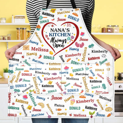 Nana's Kitchen | Personalized Apron With Pocket