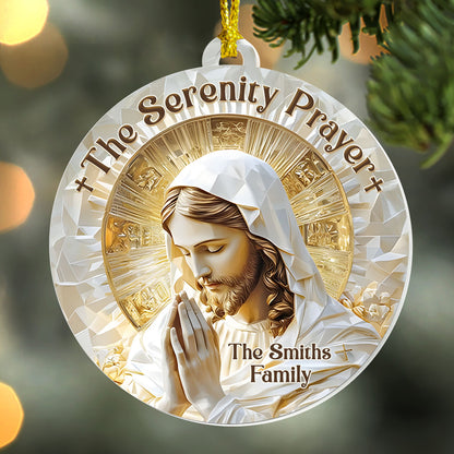 The Serenity Prayer | Personalized 1-Side Acrylic Ornament