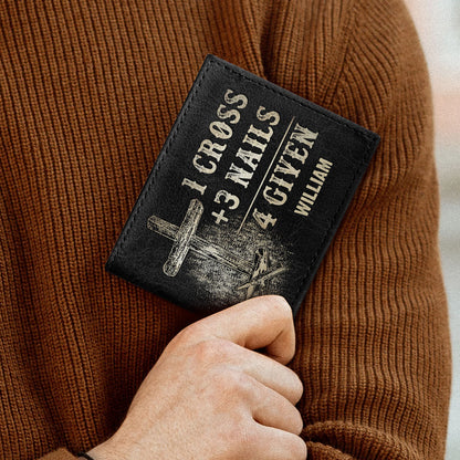 Jesus Paid The Price | Personalized Folded Wallet For Men