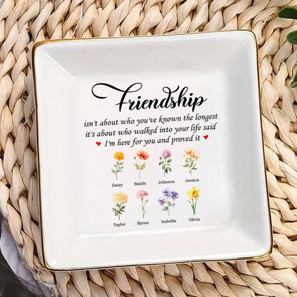 Friendship | Personalized Jewelry Dish JSJDPL2162M