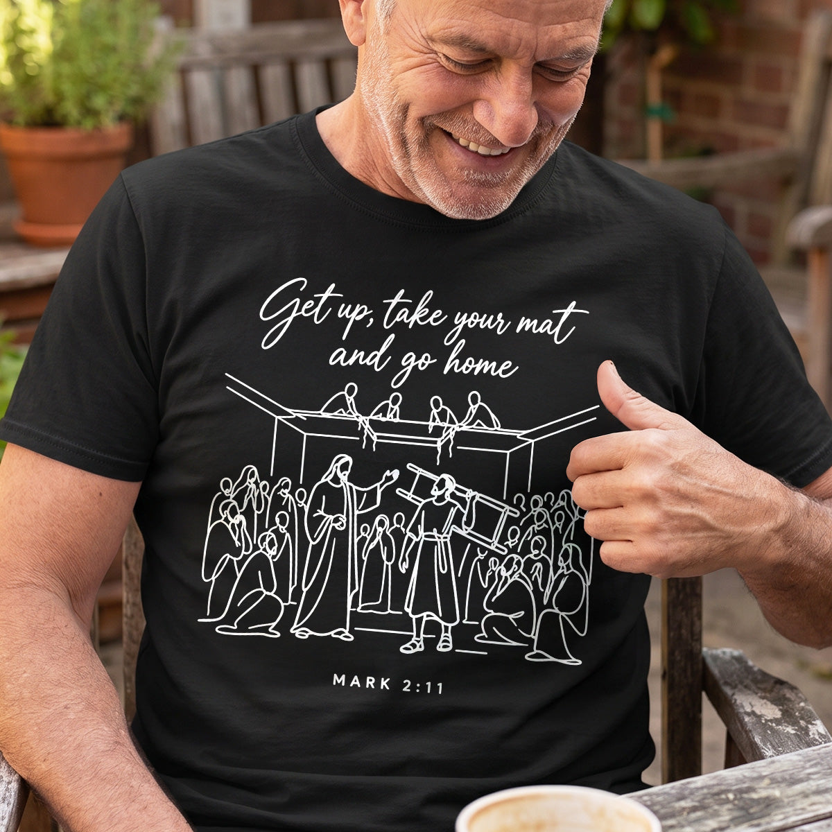 Get Up, Take Your Mat And Go Home |  2D Unisex T-shirt