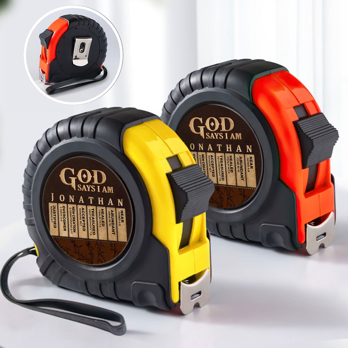 God Says I Am | Personalized Tape Measure