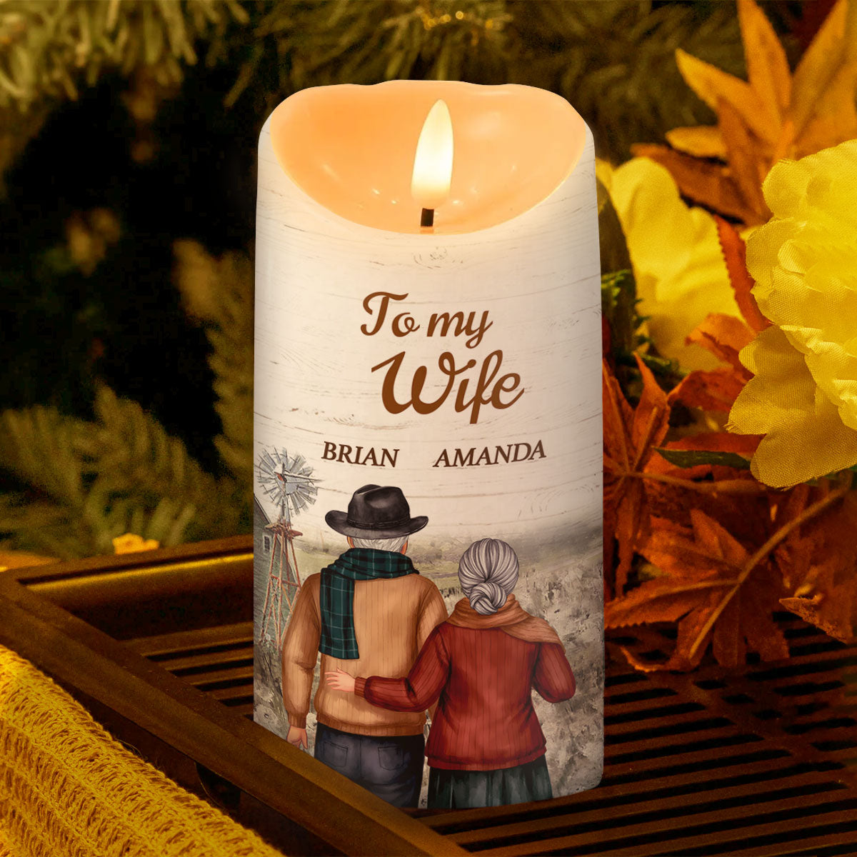 Once Upon A Time | Personalized Flameless LED Candle