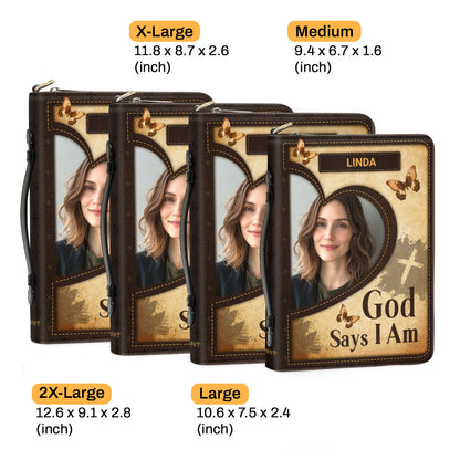 God Say I Am | Personalized Bible Cover JSBCPPA1388D