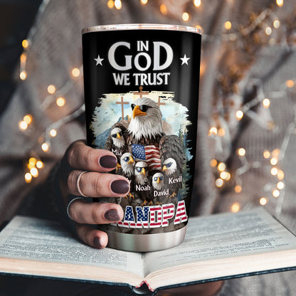 In God We Trust | Personalized Stainless Steel Tumbler