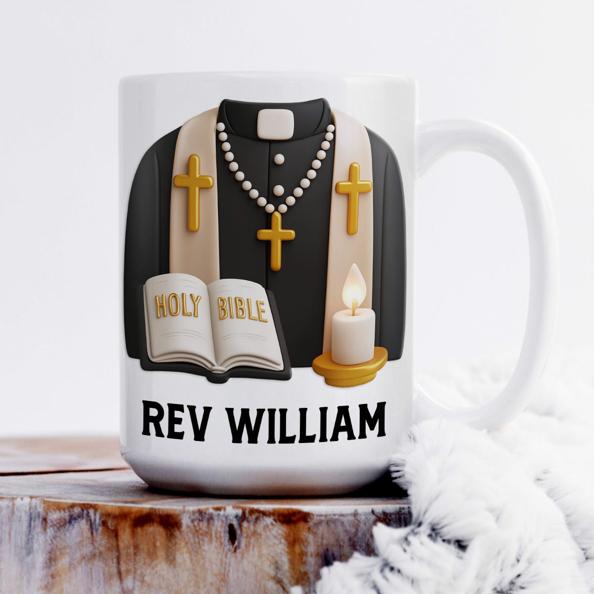Pastor  | Personalized Ceramic Coffee Mug