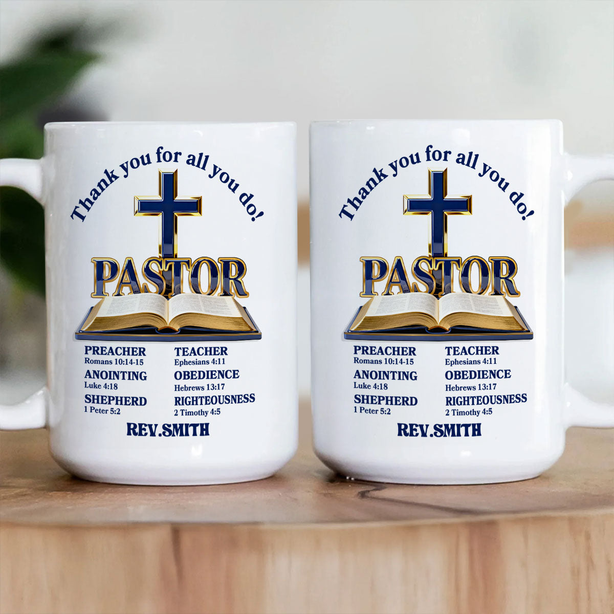 Guided By The Cross | Personalized Ceramic Coffee Mug