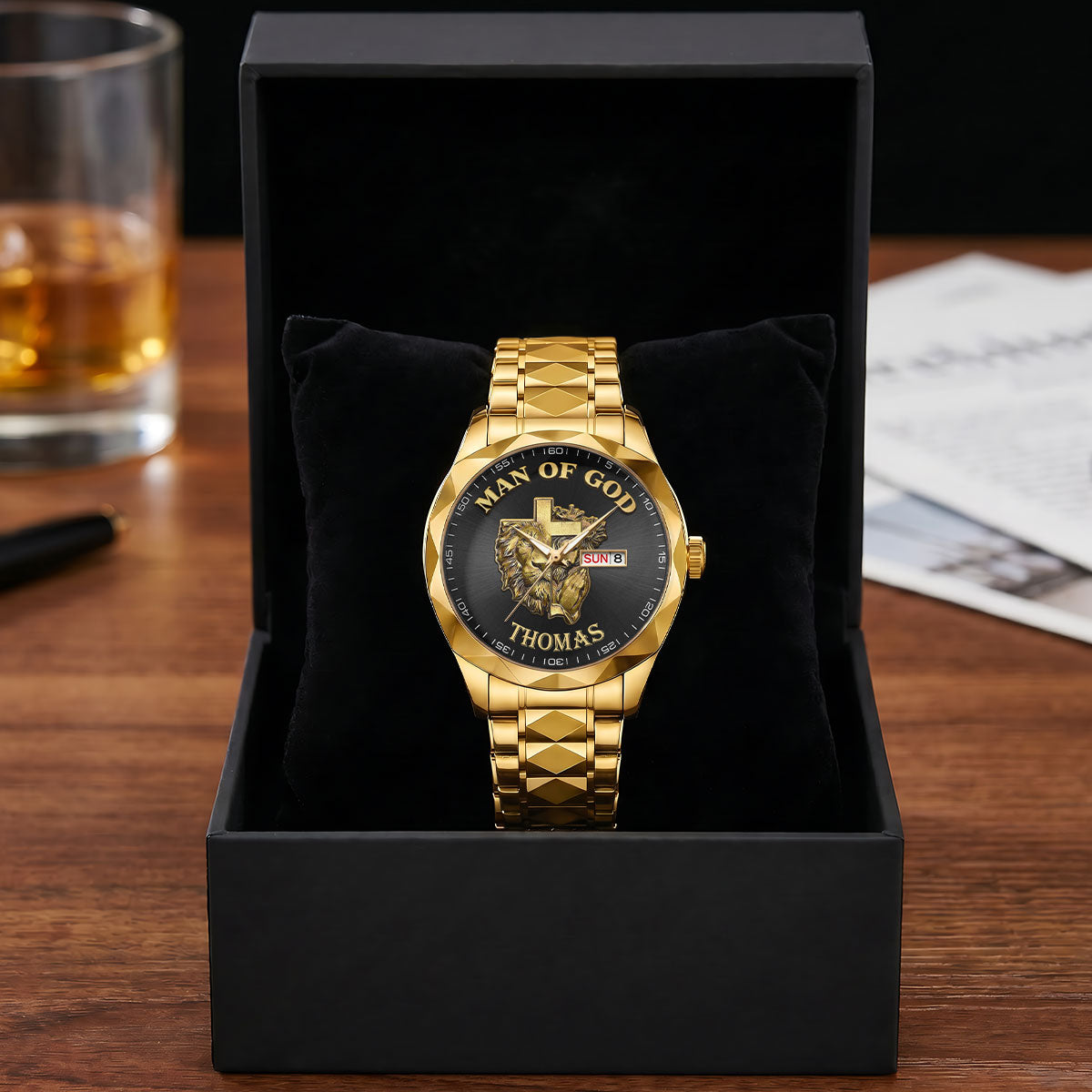 Man Of God | Personalized Men's Wrist Watch