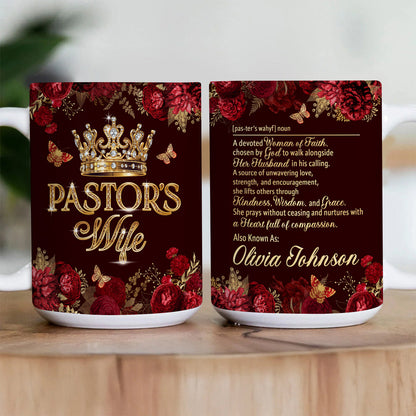 For Pastor’s Wife | Personalized Ceramic Coffee Mug