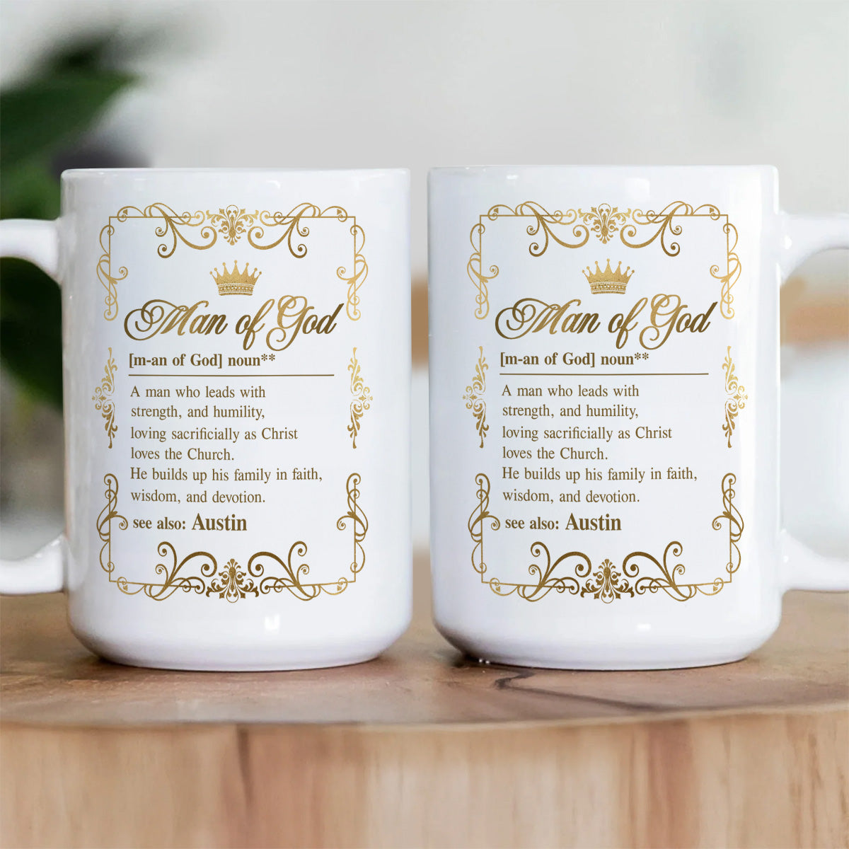 Man Of God | Personalized Ceramic Coffee Mug