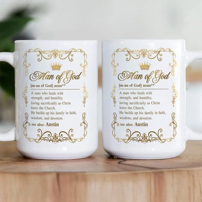 Man Of God | Personalized Ceramic Coffee Mug