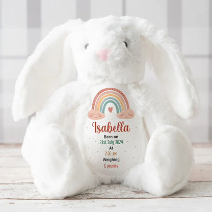 New Baby | Personalized Stuffed Bunny