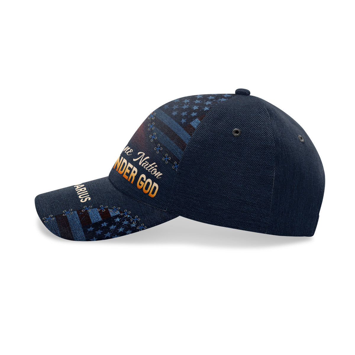 One Nation Under God | Personalized Classic Cap JSCCM1041