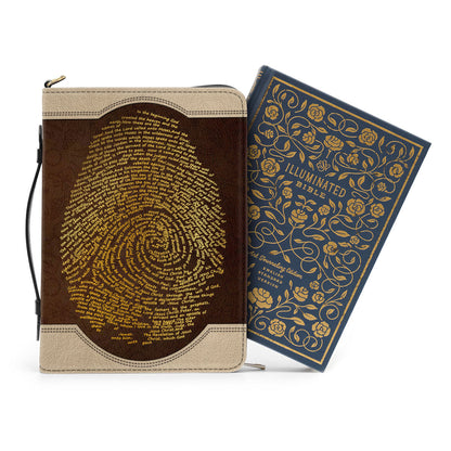God Gave Fingerprint | Personalized Bible Cover JSBCPH1152M