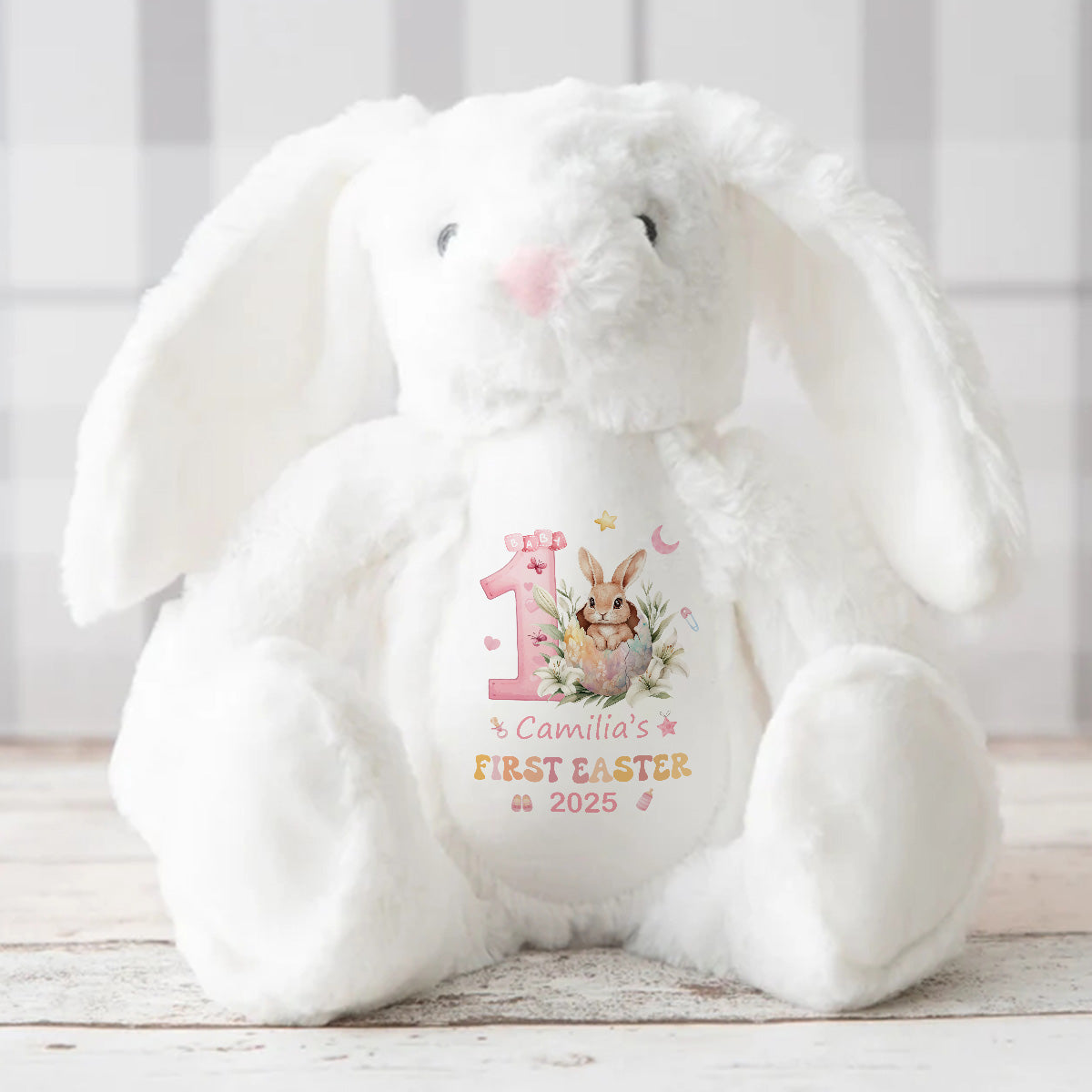 Baby's First Easter | Personalized Stuffed Bunny