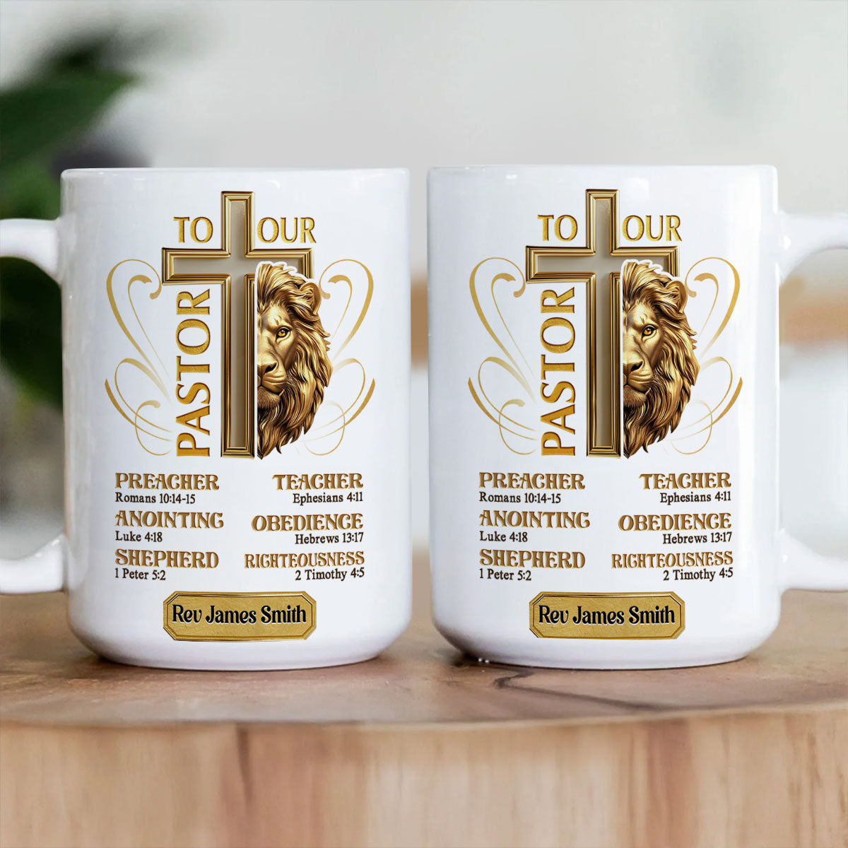 To Our Pastor | Personalized Ceramic Coffee Mug