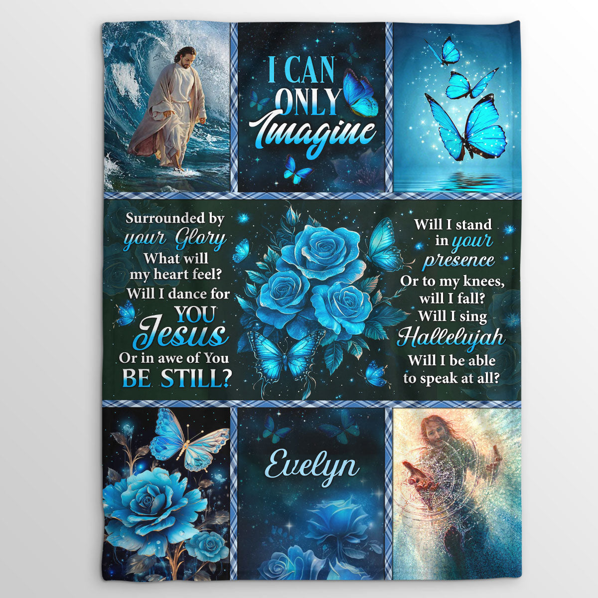 I Can Only Imagine | Personalized Fleece Blanket JSFBPH2465M