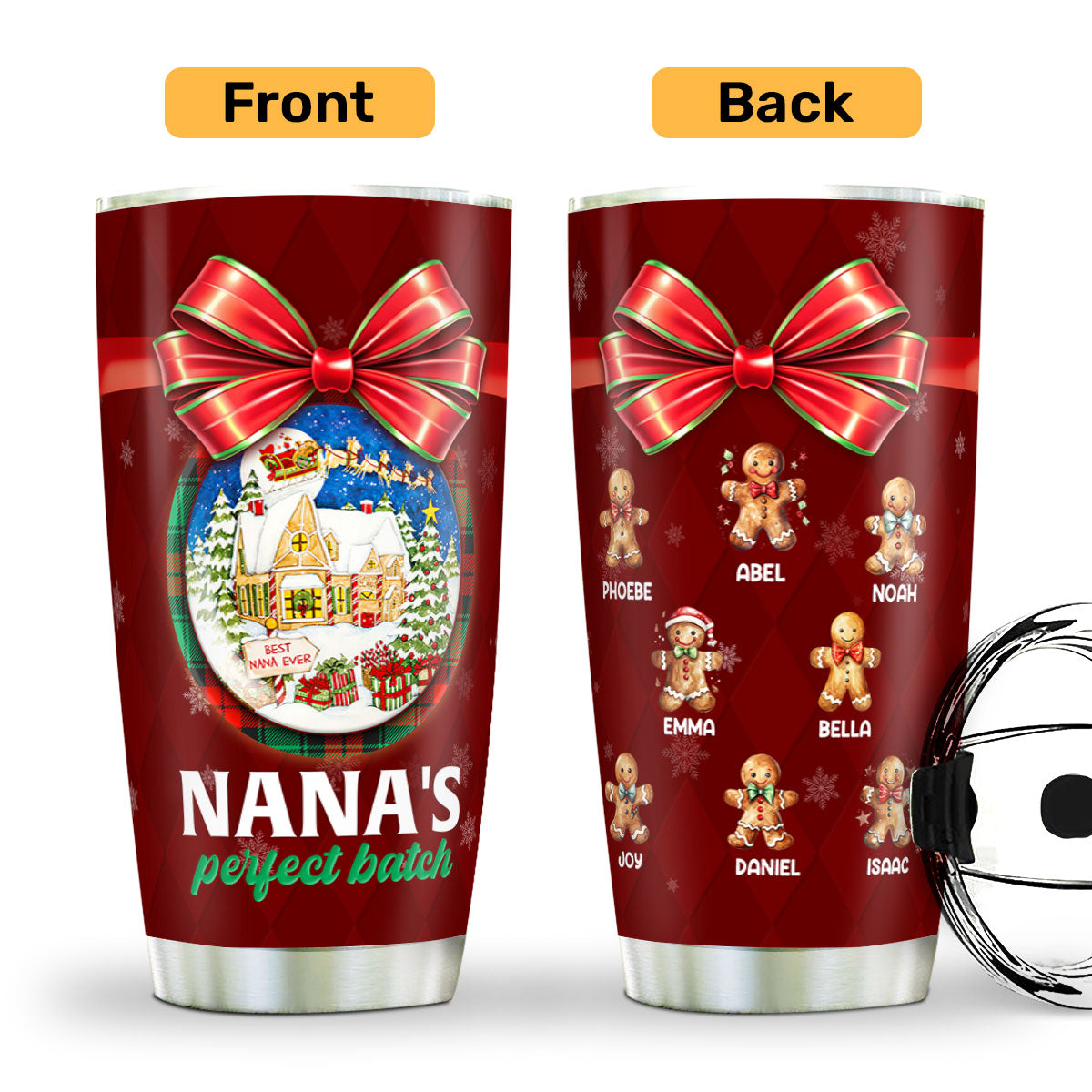 Nana's Perfect Batch | Personalized Stainless Steel Tumbler
