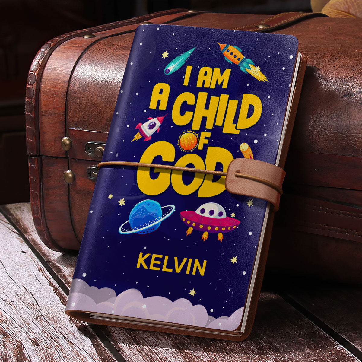 A Child Of God | Personalized Leather Bound Journal JSLBJPH924M