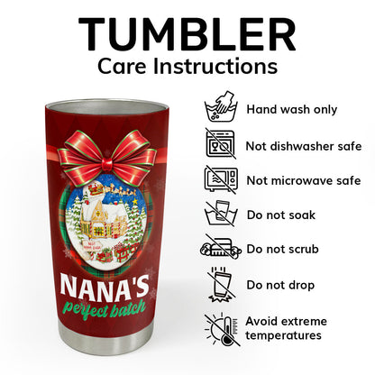 Nana's Perfect Batch | Personalized Stainless Steel Tumbler