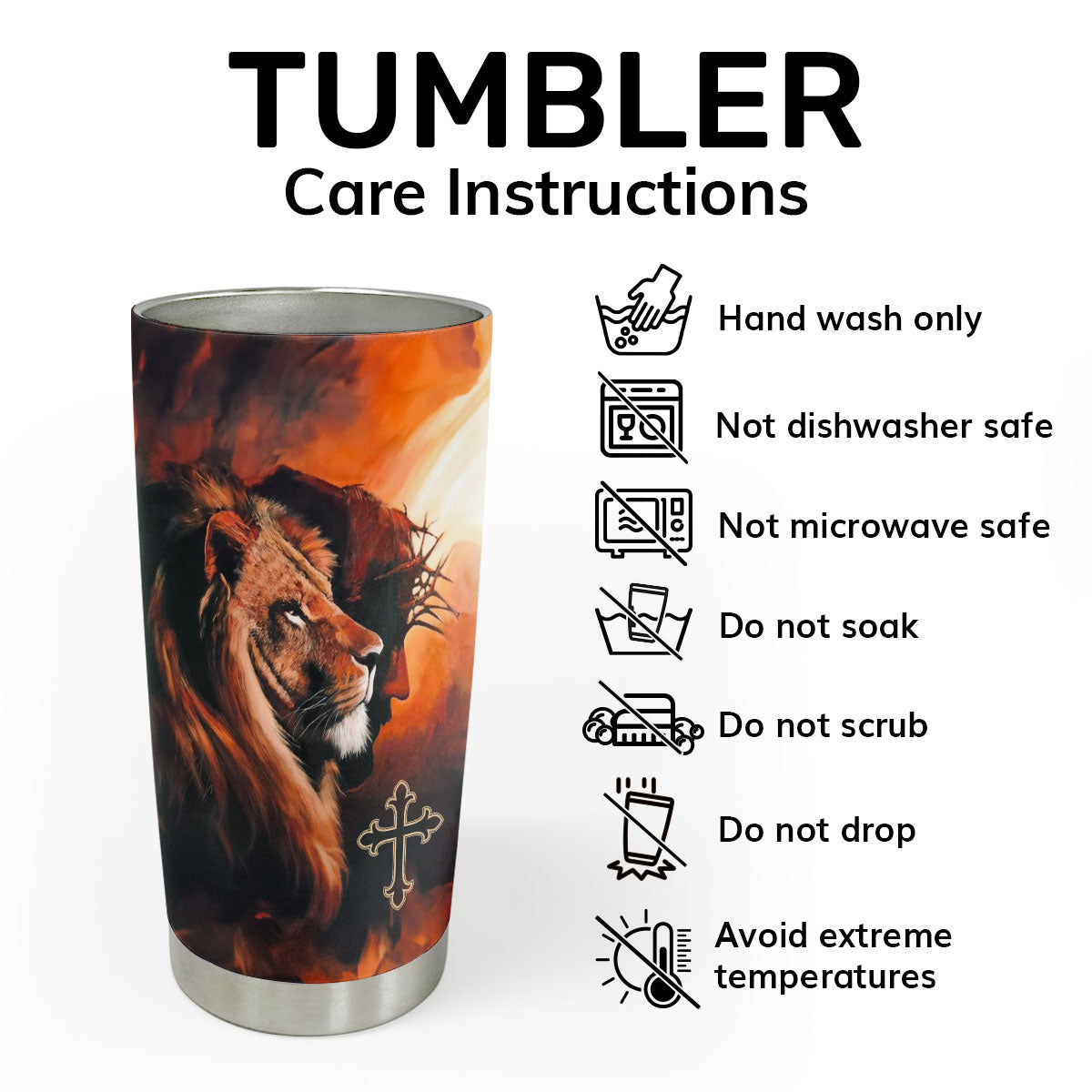 Know Jesus Know Peace | Personalized Stainless Steel Tumbler JSSSTPT1433M