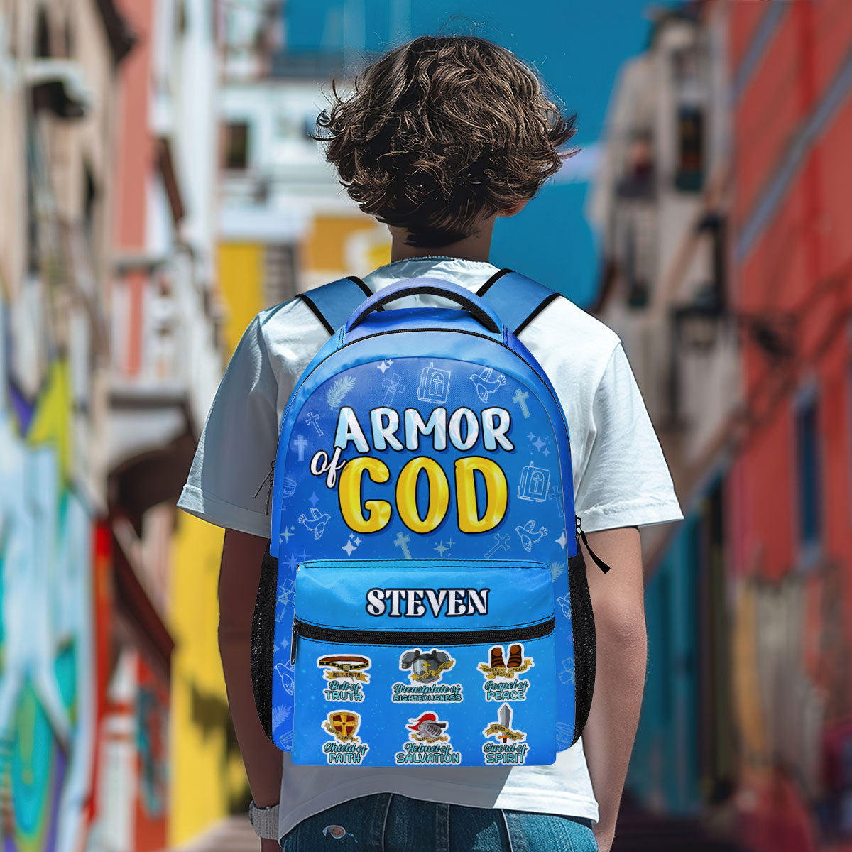 Armor Of God | Personalized Backpack JSBPPHA1070TA