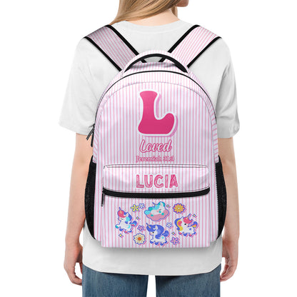 Cute Letter | Personalized Backpack JSBPPHA1032D