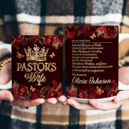 For Pastor’s Wife | Personalized Ceramic Coffee Mug